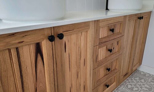 Timber Vanity Bathroom